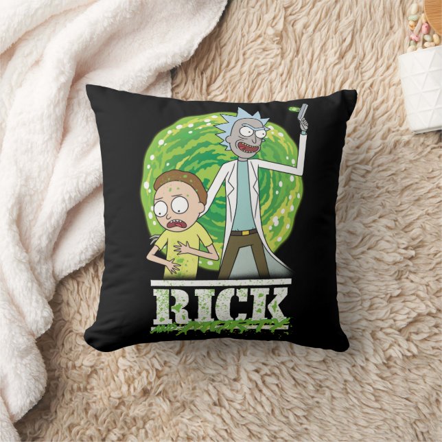 Coussin RICK ET MORTY™ | Éclat vert (Couverture)