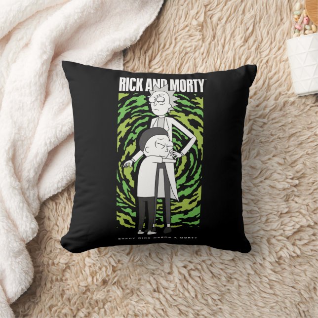 Coussin RICK ET MORTY™ | Morty Hugging Rick (Couverture)