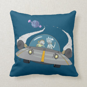 Coussin RICK ET MORTY™ Vol En Navire Spatial