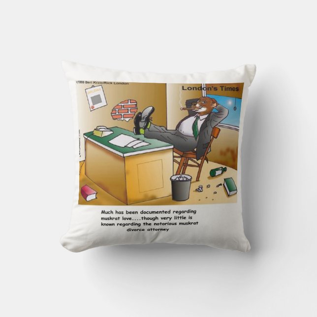 Coussin Rick London Muskrat Divorce Attorney Comic (Recto)