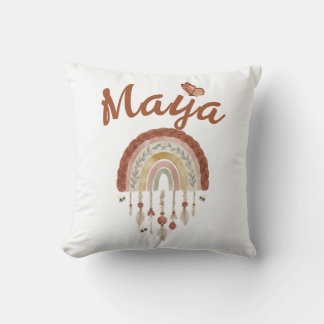 Coussin Rideau Court de Nurserie à Motif Bohème Arc-en-Cie
