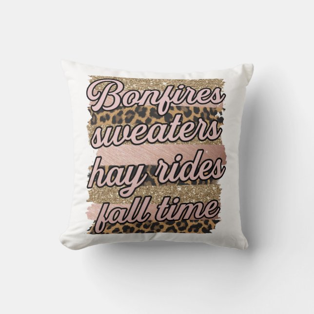 Coussin Rides de foin (Recto)