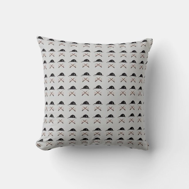 Coussin Riding helmet and crops Throw Pillow (Recto)