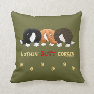 Coussin Rien n'aboutent des Corgis