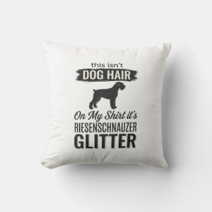 Coussin Riesenschnauzer Pailleté Création Drôle pour Amate