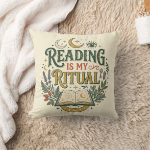 Coussin Rituel de Lecture Mystique Livre de la Lune Célest