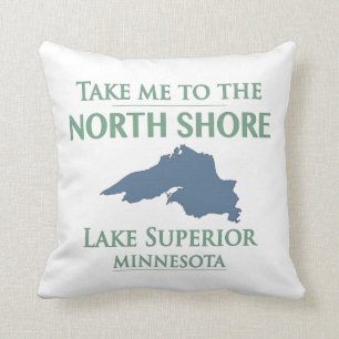 Coussin Rivage du nord du lac Supérieur