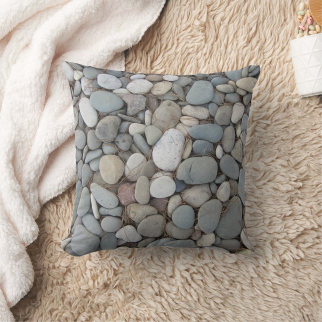 Coussin River Stones Automne Motifs (Couverture)