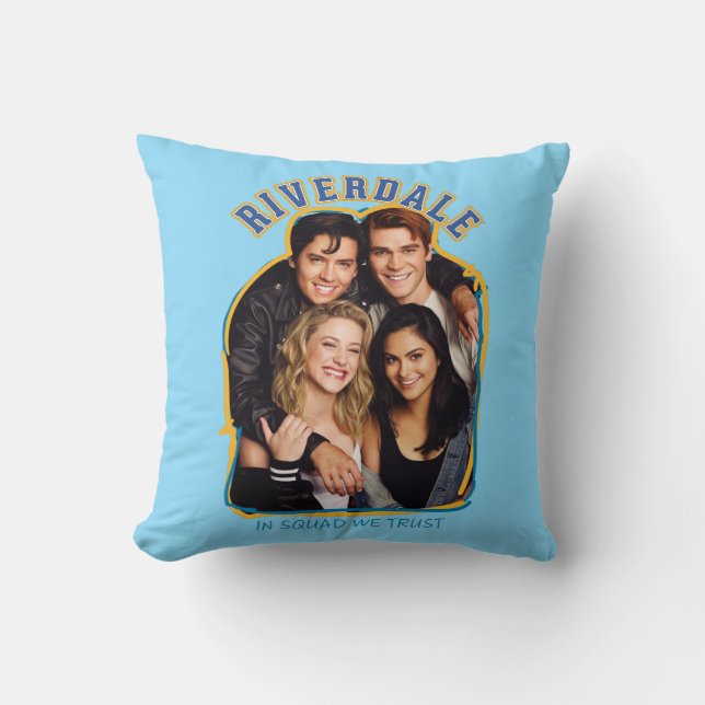 Coussin Riverdale - En Escadron Nous Fions (Recto)