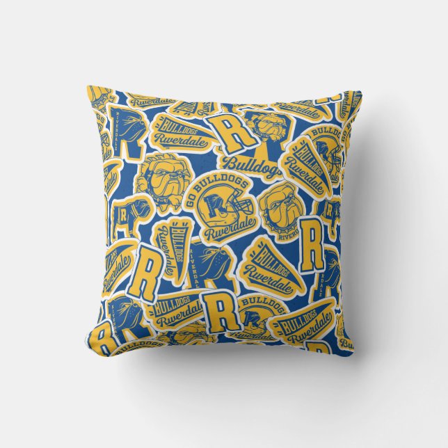 Coussin Riverdale Football et Cheval Motif (Recto)