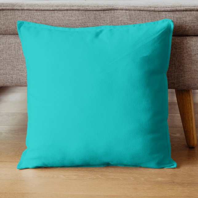 Coussin Robin Oeuf Bleu Couleur solide | Classique | Éléga (Créateur téléchargé)