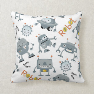 Coussin Robot convivial