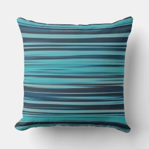 Coussin Robustes turquoise et bleu