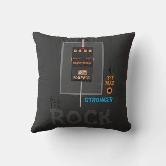 Coussin RoCk Stronger heavy metal