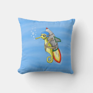 Coussin Rocket Seahorse