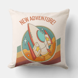 Coussin rocketship nouvelle aventure