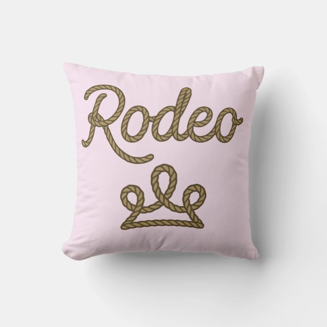 Coussin Rodeo Princess Pays Ouest Tiara Crown (Recto)