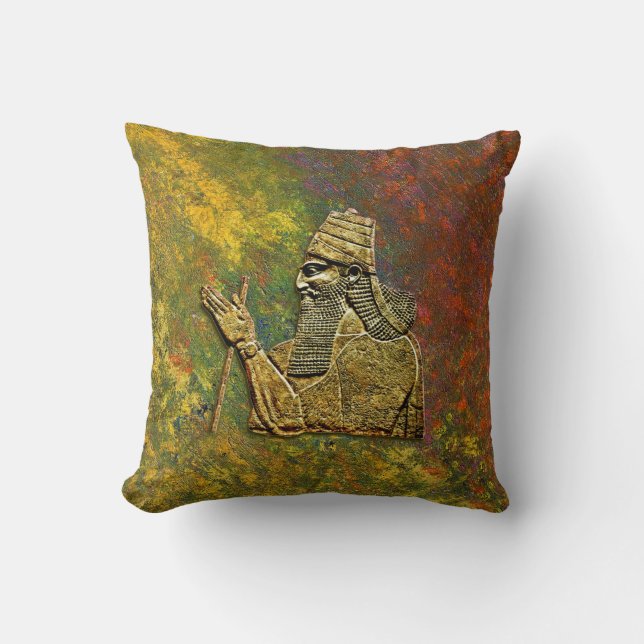Coussin Roi assyrien (Recto)