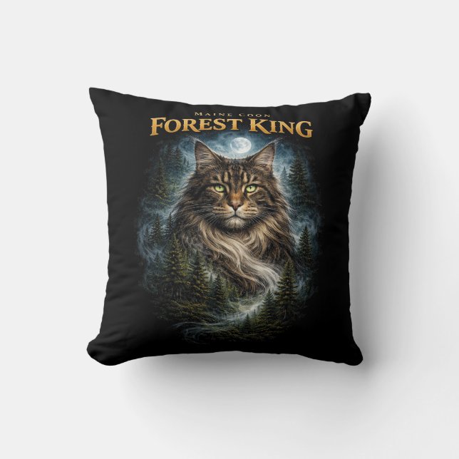 Coussin Roi de la Forêt (Recto)