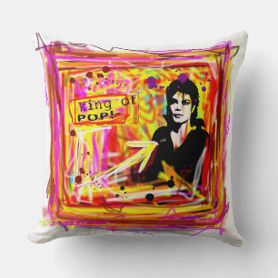 Coussin Roi de la Pop