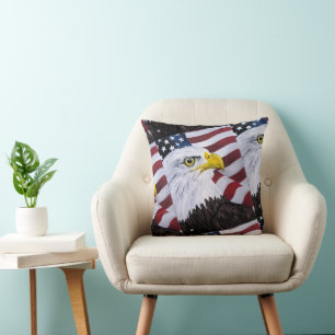 Coussin Roi des Cieux Peinture d'Alfred Fox