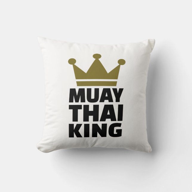 Coussin Roi thaïlandais de Muay (Recto)