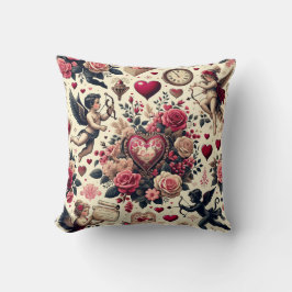 Coussin Romance intemporelle : un classique de la Saint-Va