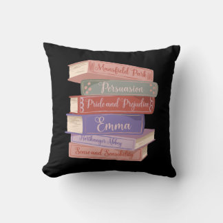 Coussin Romans de Jane Austen V