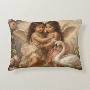 coussin romantique ange décoration de nursery