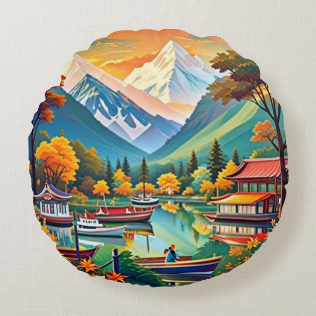 Coussin rond (Devant)