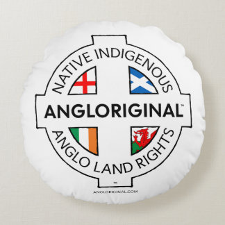 Coussin rond Angloriginal™ 4 Nations Droits Territ