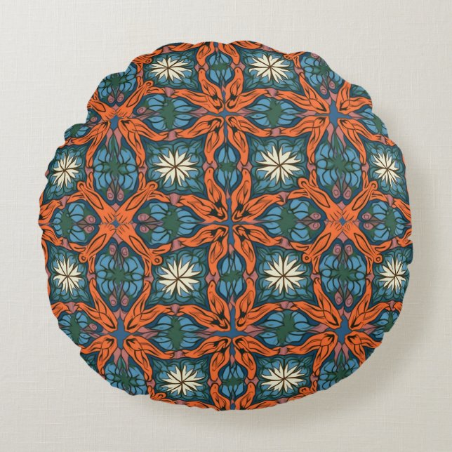 Coussin rond Arabesque Petten (Devant)