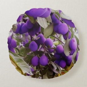 Coussin rond Autumn Harvest Days Plums