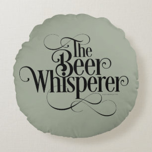 Coussin rond Beer Whisperer