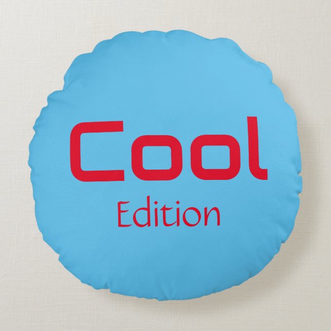 Coussin rond cool (Devant)