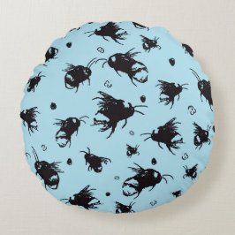 Coussin rond d'abeilles | Cadeau d'anniversaire mi