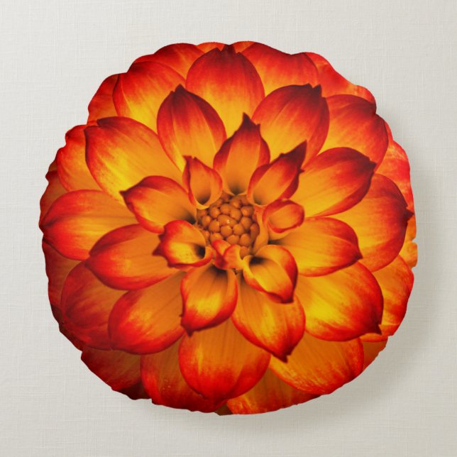 Coussin rond Dahlia (Devant)