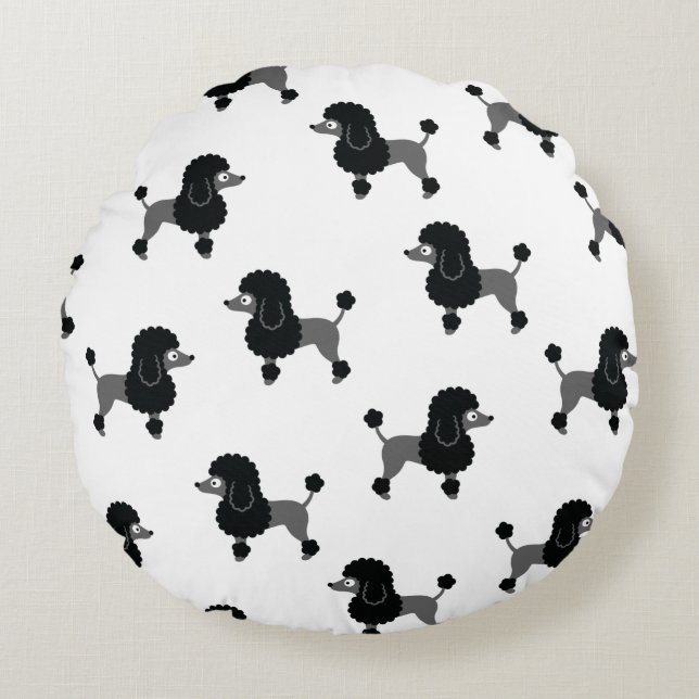 Coussin rond de caniche (Devant)
