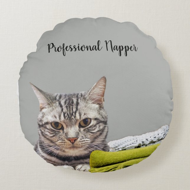 Coussin rond de chat Napper professionnel (Devant)