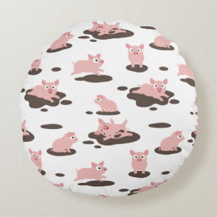 Coussin rond de porcelets