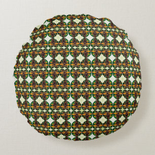 Coussin rond de répétition d'abeille de Manchest