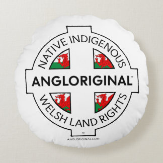 Coussin rond des droits fonciers gallois Anglorigi