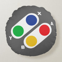 Coussin rond du contrôleur de jeux de console pour
