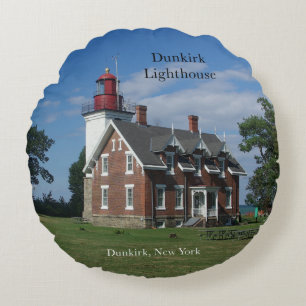 Coussin rond du phare de Dunkirk