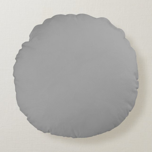 Coussin rond gris clair (Devant)