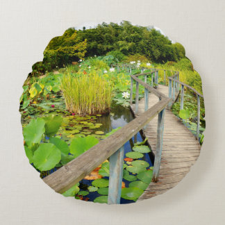 Coussin rond Lily Pond