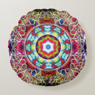 Coussin rond Orbz Kaleid