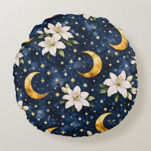 Coussin rond pour la fête des mères Galaxie Célest