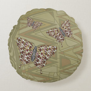 Coussin Rond Queue d'Hirondelle Africaine