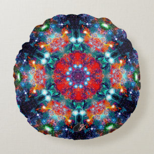 Coussin rond Stellar Kaleid
